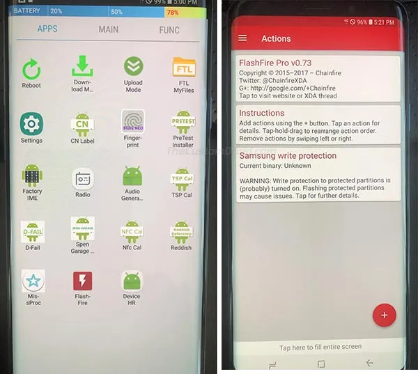 Turn on Airplane Mode and Launch the FlashFire App