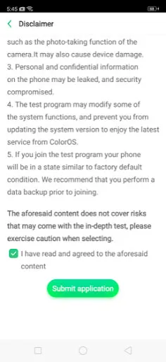 Unlock Bootloader on realme 3 Pro - Submit Application