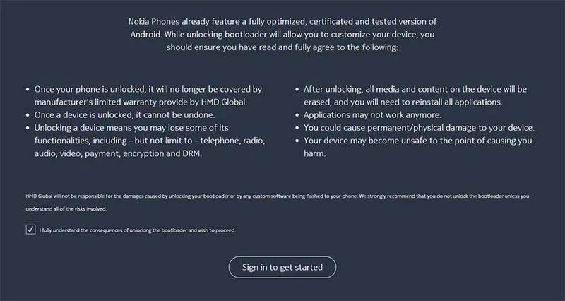 Unlock Nokia 8 Bootloader - Official Nokia Bootloader Unlock Page
