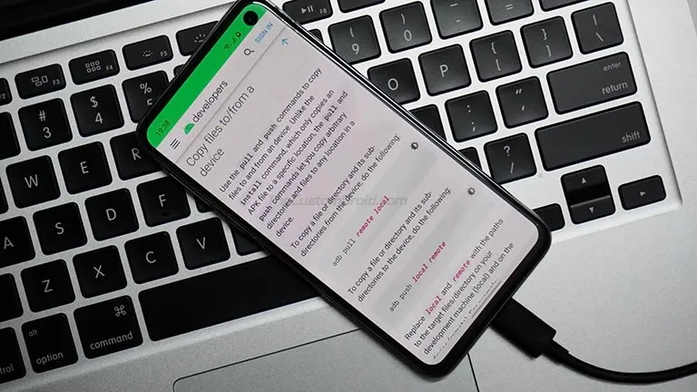 When would you need to use ADB Push/Pull Commands