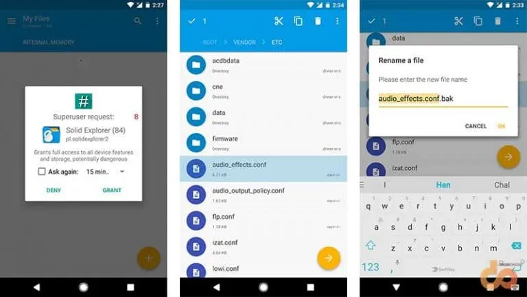 ViPER4Android on Marshmallow Renaming Audio Effects conf