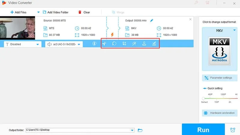 Edit Videos using WonderFox HD Video Converter Factory Pro