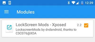 Xposed Framework on Nougat - Activate Xposed Module
