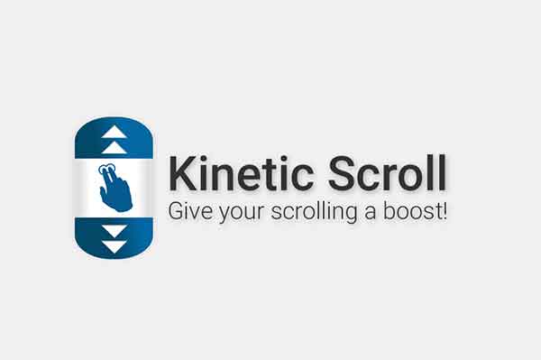 Приложение Kinetic Scroll