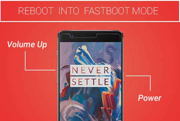 Boot OnePlus 3 into fastboot mode