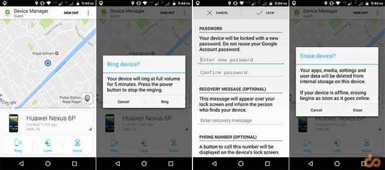 Locate lost or stolen Android using Android Device Manager