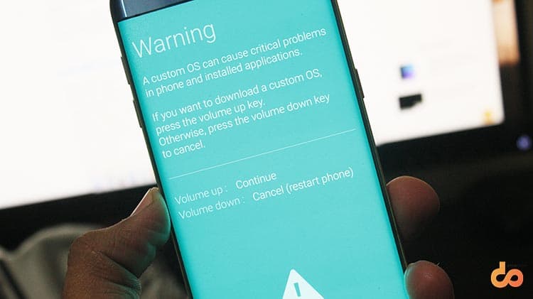 Samsung Download Mode Warning