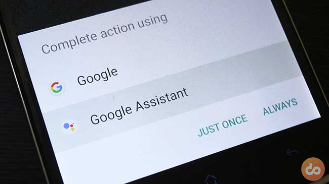 Set Google Assistant as default on Lollipop