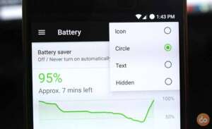 Paranoid Android Review - Battery Icon