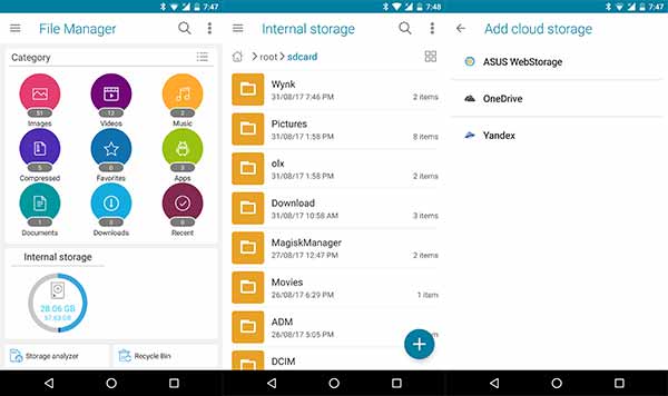 5 лучших приложений для файлового менеджера Android - файловый менеджер от Asus