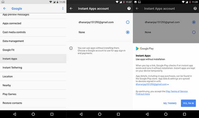 How to Enable Instant Apps on Android