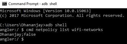 Set Metered WiFi Network on Huawei and Honor devices - ADB Shell