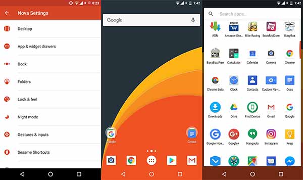 5 Best Launcher Apps for Android - Nova Launcher