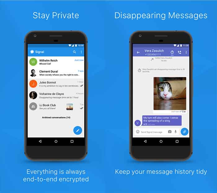 Best Secure Messaging Apps for Android [September] - Signal
