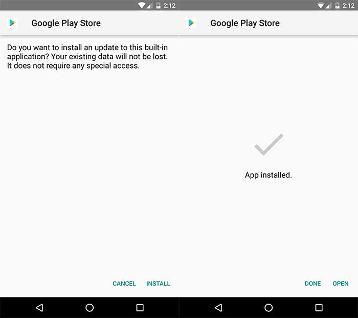 Download Google Play Store Update - Manual Installation