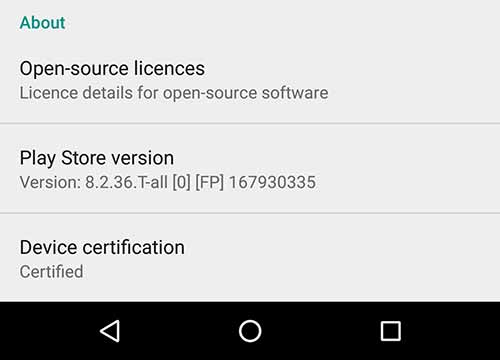 Download Google Play Store Update - Manual Installation