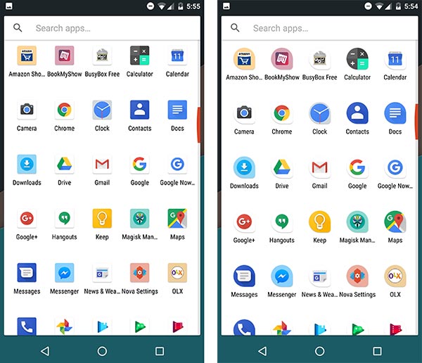 Включить адаптивные значки на Android 5.0 или более поздних версиях
