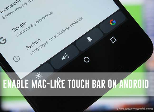Как включить сенсорную панель типа Mac на Android