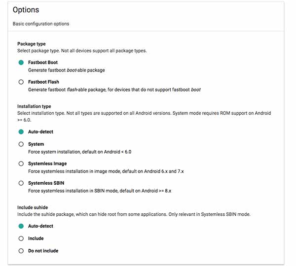 Firmware Mobi by Chainfire - CF-AUTO-ROOT customization options