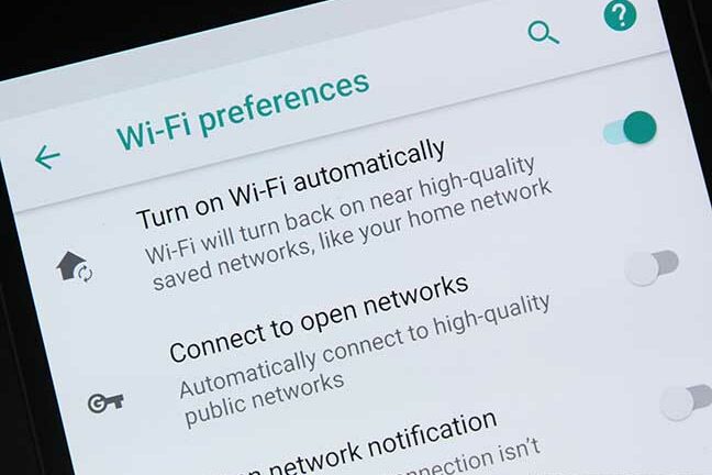 Get ‘Turn on Wi-Fi Automatically’ Option for Nexus 6P/5X on Android Oreo