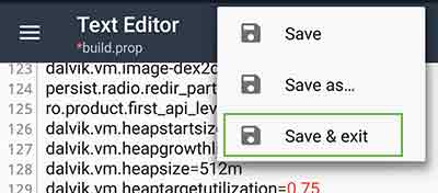 How to Enable Multi User Support on Any Android - Save & exit BuildProp Editor