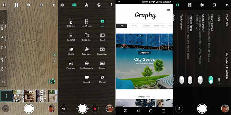 Install LG V30 Camera App on LG G6 - Screenshots