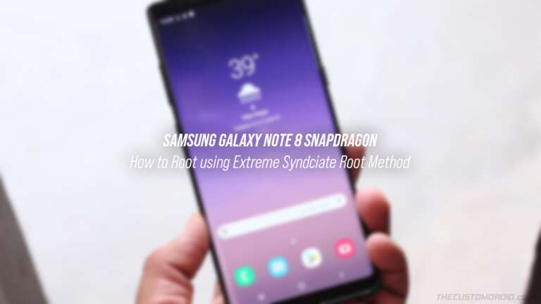 Root Galaxy Note 8 Snapdragon using Extreme Syndicate Method (SM-N950U/U1)