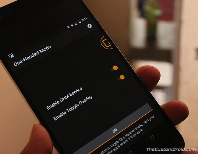 Get One-Handed Mode XDA App