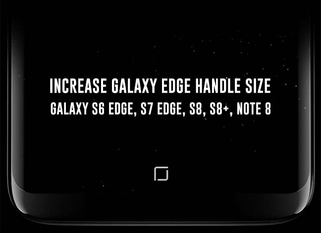 Увеличить размер экрана Galaxy Edge без рута