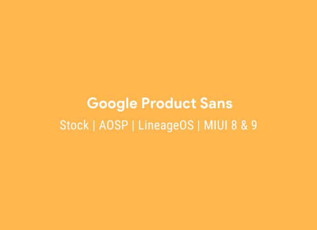 Установите шрифт Google Product Sans на любое устройство Android