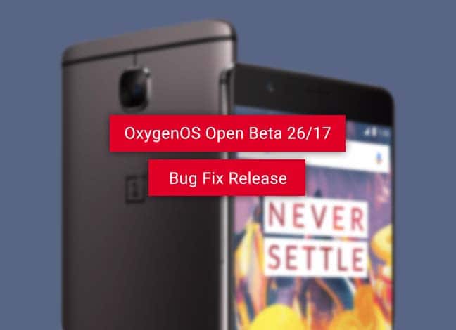 Install OxygenOS Open Beta 26/17 on OnePlus 3/3T