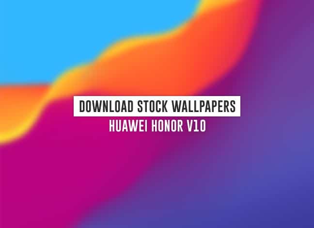 Скачать обои Huawei Honor V10 Stock