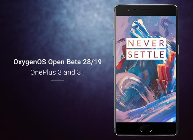 Установите OxygenOS Open Beta 28/19 на OnePlus 3 и 3T (Android Oreo)