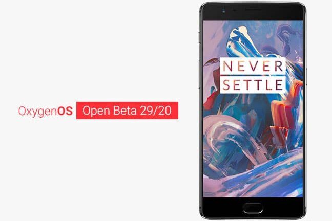 Install OxygenOS Open Beta 29/20 on OnePlus 3/3T (Android Oreo)