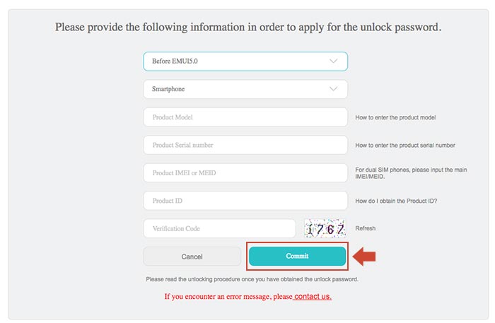 Unlock Bootloader and Root Huawei Mate 10 - Request Unique Unlock Key