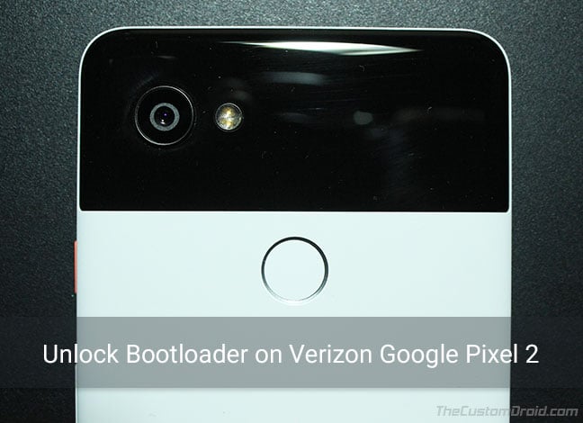 Unlock Bootloader on Verizon Google Pixel 2