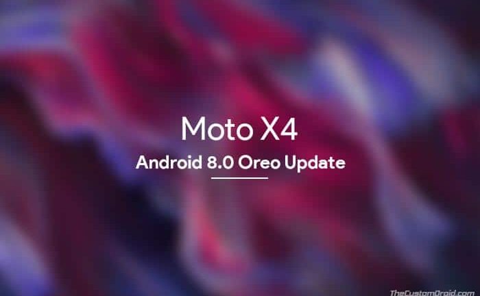 Download and Install Moto X4 Oreo Update (OPW27.57-40)