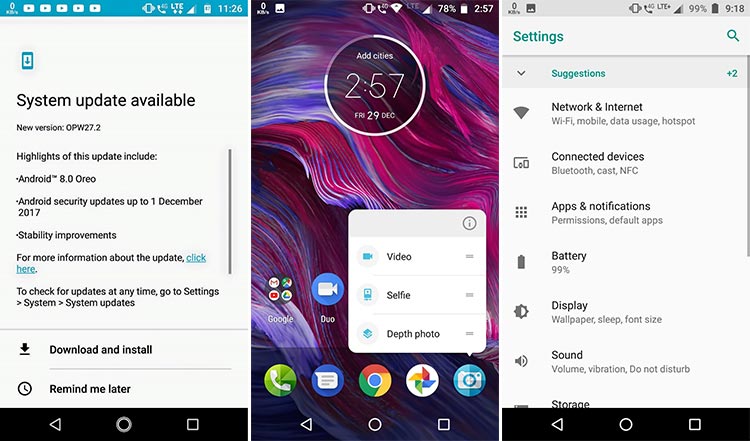 How to Install Moto X4 Oreo Update - Screenshots