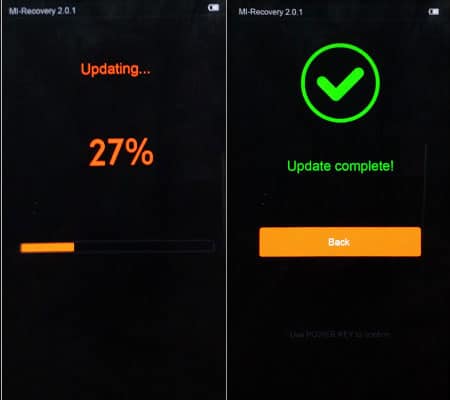 Install MIUI Recovery ROM using Stock Recovery - 1