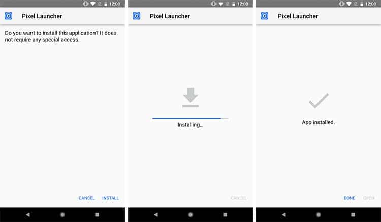 Install Rootless Pixel 2 Launcher APK