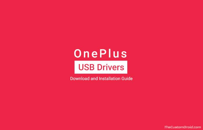 Загрузите USB-драйверы OnePlus