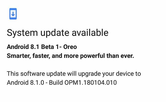 Install Android 8.1 Oreo Beta on Essential Phone (OPM1.180104.010)