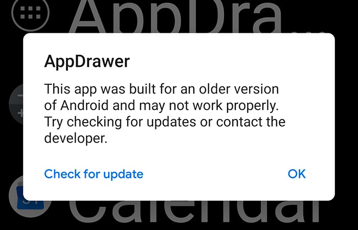 Android P May Not Support Older Android Apps