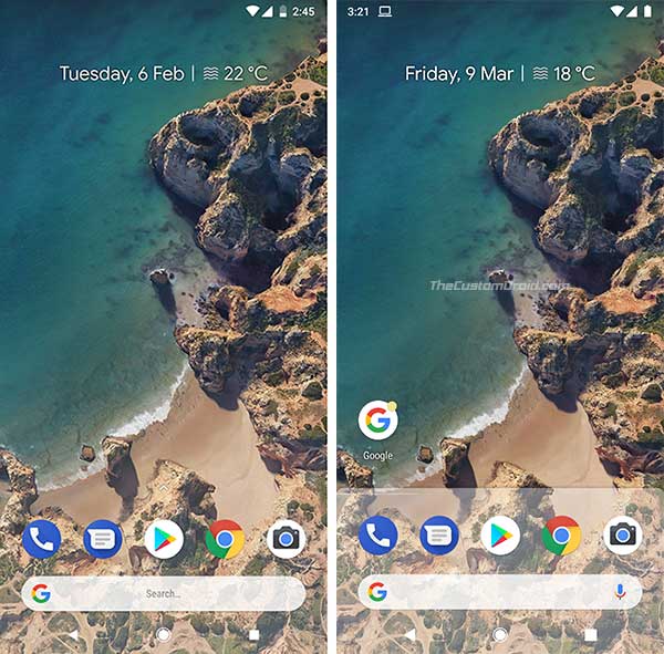 Скачать Android P Pixel Launcher - Скриншоты