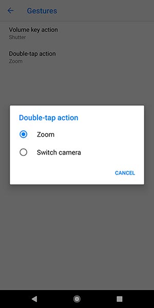 Google Camera 5.2 Update - Double-tap Action