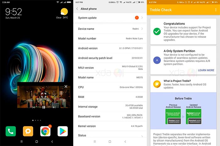 Install MIUI 9 Oreo Beta on Redmi Note 5 Pro - Screenshots