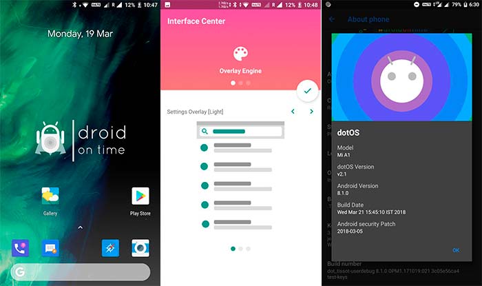 ROM Kustom Terbaik untuk Xiaomi Mi A1 - dotOS 2.1 ROM