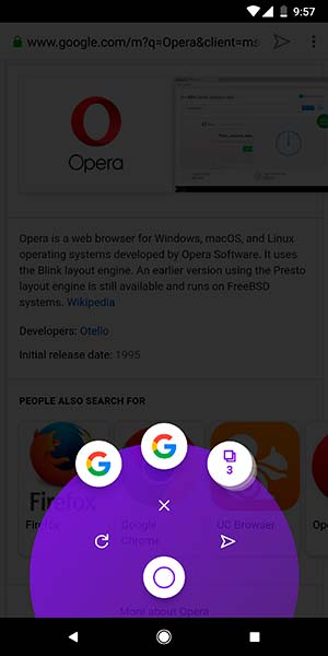 Download Opera Touch Browser for Android APK - Screenshot 2