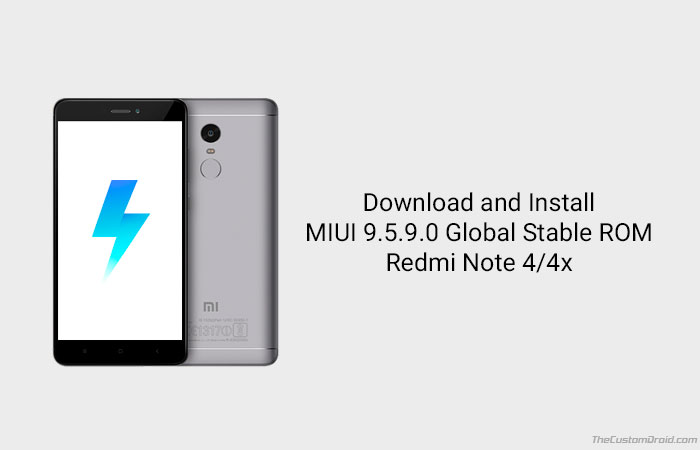 Как установить глобальную стабильную прошивку MIUI 9.5.9.0 на Redmi Note 4 / 4x