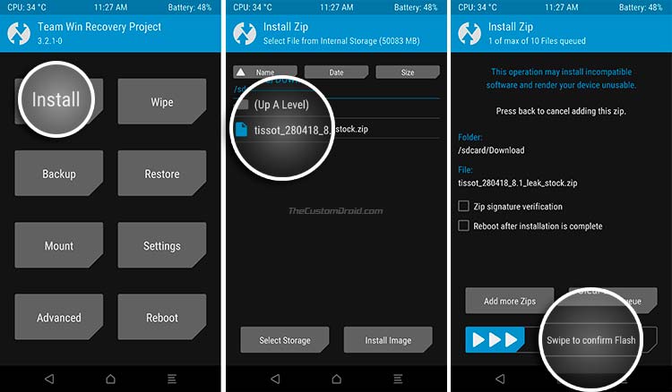 Установите Android 8.1 Oreo Beta на Xiaomi Mi A1 с помощью TWRP